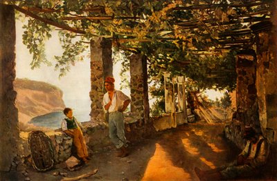 "A terasz a tenger partján", 1828, 1965. alkotó: Sil