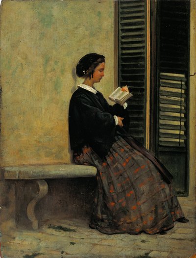Olvasás alkotó: Silvestro Lega
