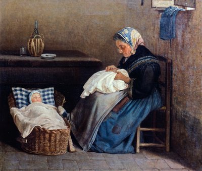 A nagymama, írta Silvestro Lega alkotó: Silvestro Lega