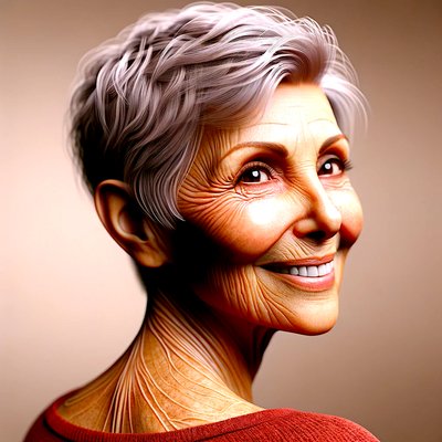 Margaret - "AI-formájú életévek: Az időtlenség portréi" alkotó: Silvia Martini