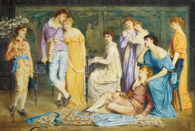 Bach prelúdiuma, 1868 alkotó: Simeon Solomon