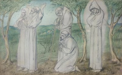 Ferences atyafiak egy csoportja alkotó: Simeon Solomon