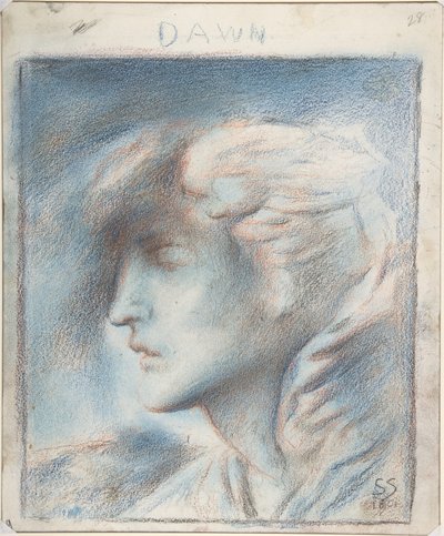 Hajnal (Hypnosz feje) alkotó: Simeon Solomon