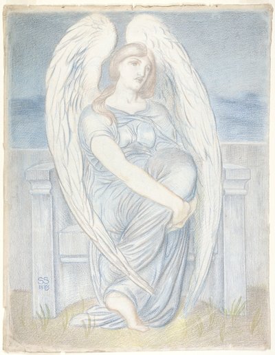 Ülő angyal alkotó: Simeon Solomon