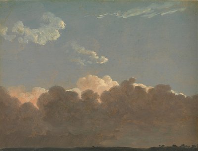 Cloud Study Távoli vihar, kb. 1786-1806. alkotó: Simon Alexandre Clément Denis