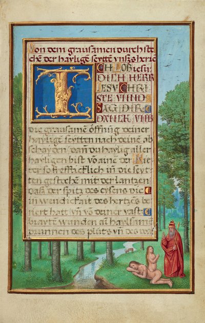 Rand mit der Erschaffung Evas alkotó: Simon Bening