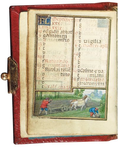Fólió egy miniatűr Órakönyvből, Róma felhasználása, Brugge, 1530-35 alkotó: Simon Bening