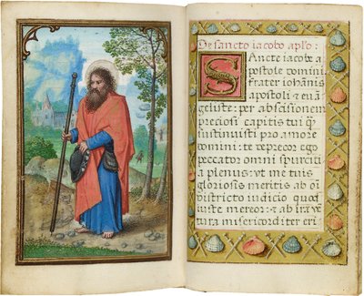 Fólió egy miniatűr Órakönyvből, Róma felhasználása, Brugge, 1530-35 alkotó: Simon Bening