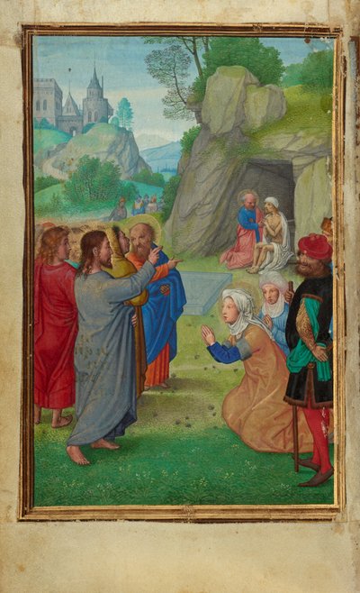 Die Auferweckung des Lazarus alkotó: Simon Bening