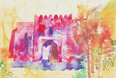 Jabreen falak, Omán, 2005 (akvarell) alkotó: Simon Fletcher