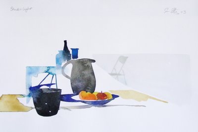 Studio Light (akvarell, papír) alkotó: Simon Fletcher
