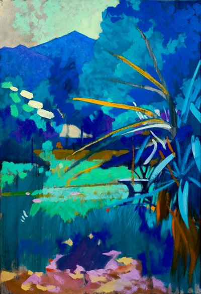 A kék alatt, 2012 (olaj, tábla) alkotó: Simon Fletcher