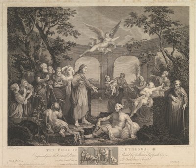 The Pool of Bethesda St. John, 5. fejezet, 1772. február 24 alkotó: Simon Francois Ravenet