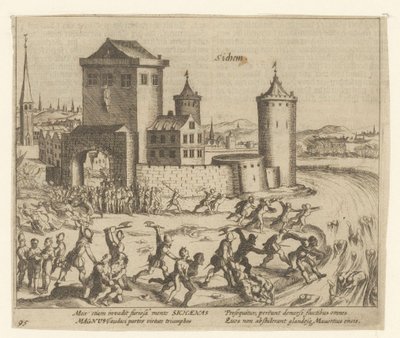 Zichem megbüntetése, 1578 alkotó: Simon Frisius