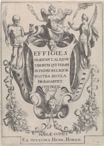 Kazetta figurás girlandokkal alkotó: Simon Frisius