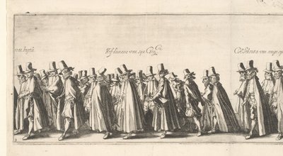 A temetési menet (3. kép), 1615 alkotó: Simon Frisius