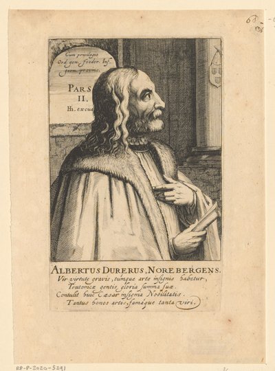 Albrecht Dürer portréja alkotó: Simon Frisius