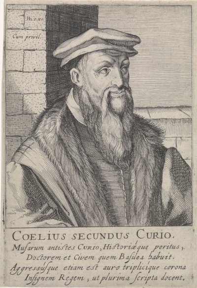 Caelius Secundus Curio portréja alkotó: Simon Frisius