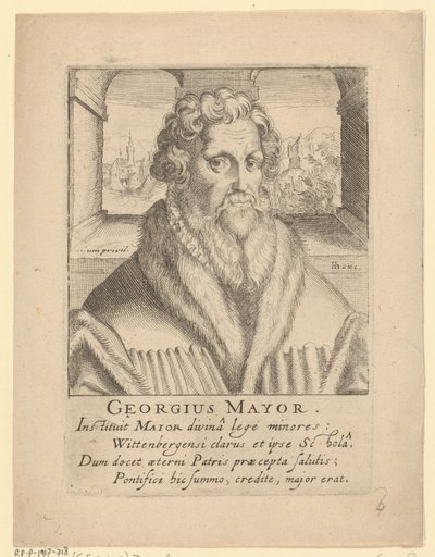Georg Major portréja alkotó: Simon Frisius