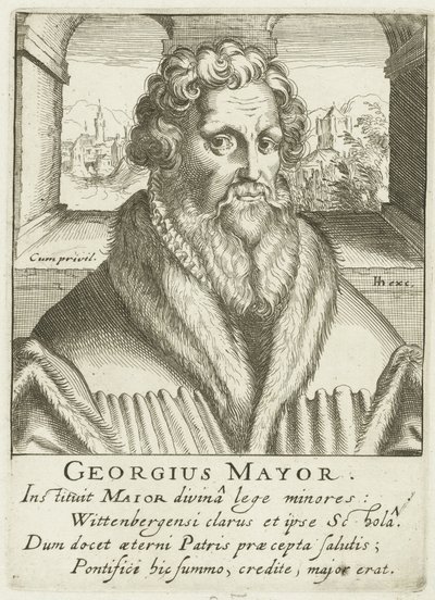 Georgius Mayr portréja alkotó: Simon Frisius