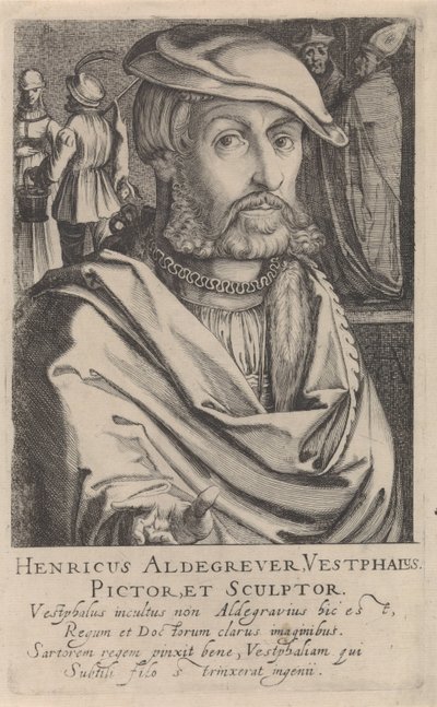 Heinrich Aldegrever portréja alkotó: Simon Frisius