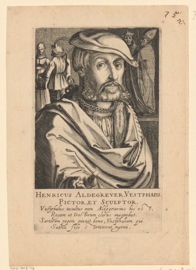 Heinrich Aldegrever portréja alkotó: Simon Frisius