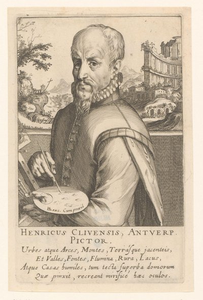 Hendrick van Cleef portréja alkotó: Simon Frisius