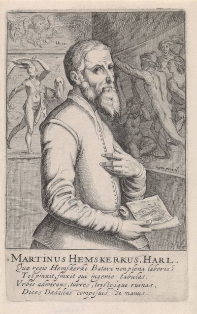 Maarten van Heemskerck portréja alkotó: Simon Frisius