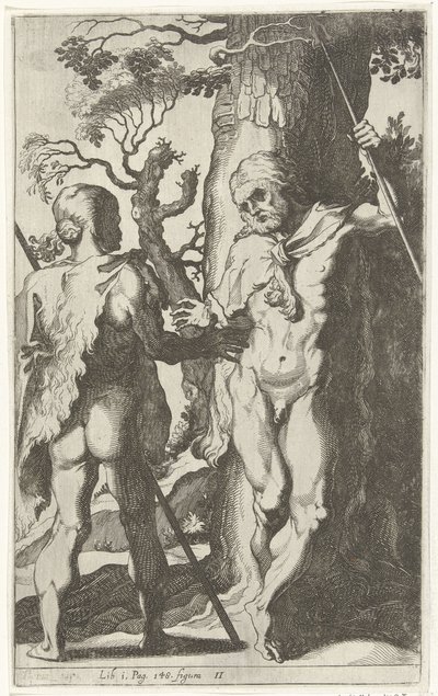 Két germán férfi alkotó: Simon Frisius