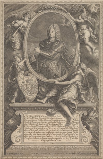 Sir James Butler, Ormonde 2. hercege alkotó: Simon Gribelin