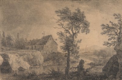 A folyó kanyarja, 1767. alkotó: Simon Mathurin Lantara