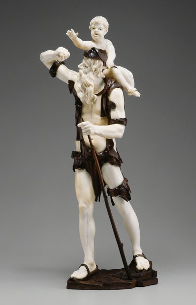 Vén koldushordozó gyermek, 173550. alkotó: Simon Troger