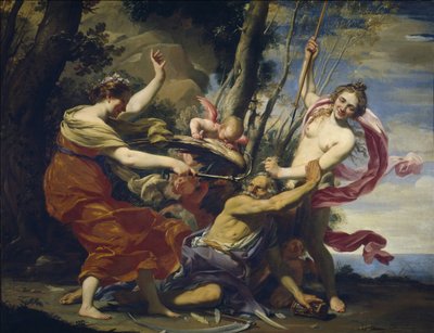 Az atyaidőt a szerelem, a remény és a szépség legyőzte - Vouet, Simon (1590-1649) - 1627 - Olaj, vászon - 107x142 - Museo del Prado, Madrid alkotó: Simon Vouet
