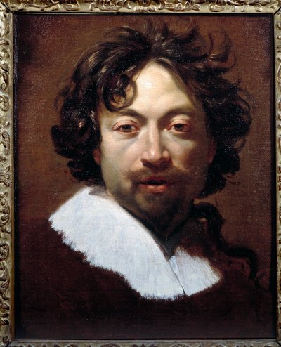 Simon Vouet (1590-1649) önarcképfestménye, 1626-1627 körül, 45x36 cm, Lyon, Szépművészeti Múzeum alkotó: Simon Vouet