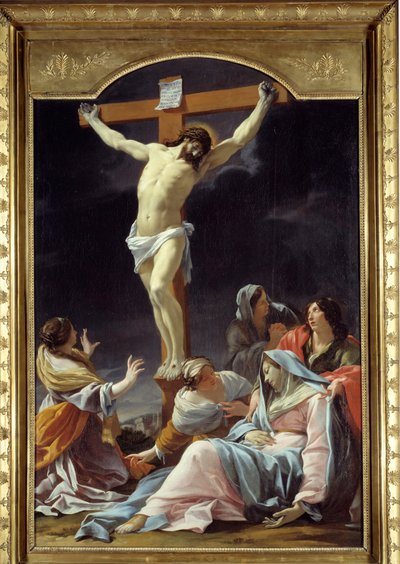Simon Vouet (1590-1649) keresztrefeszítése festménye 17. század V. 2,16x1,46 m Lyon, Musee des Beaux Arts alkotó: Simon Vouet