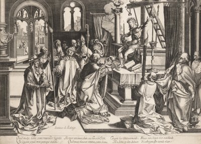 Szent Gergely mise. alkotó: Simon Wynhoutsz Frisius