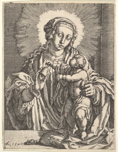Szűz és Gyermek. alkotó: Simon Wynhoutsz Frisius