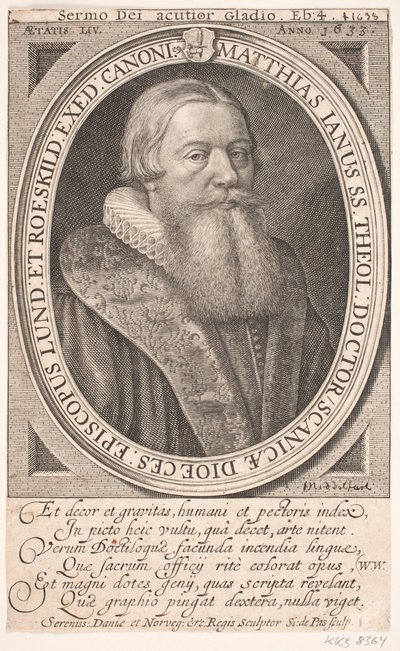 Mads Jensen püspök alkotó: Simon de Pas