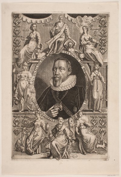 Christian Friis kancellár alkotó: Simon de Pas