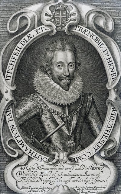 Henry Wriothesley, Southampton 3. grófja, 1617 alkotó: Simon de Passe