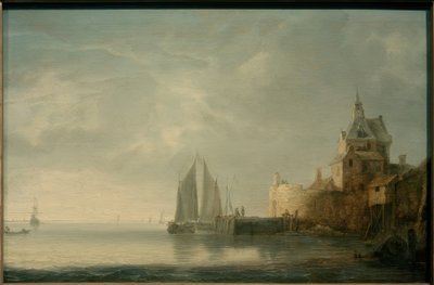 A Groothoofdspoort Dordrechtben alkotó: Simon de Vlieger