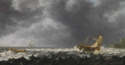 Viharos tenger alkotó: Simon de Vlieger