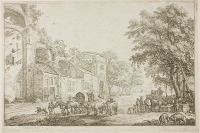 Market Town alkotó: Simon de Vlieger