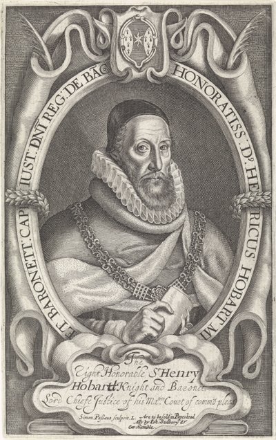 Henry Hobart portréja alkotó: Simon van de Passe