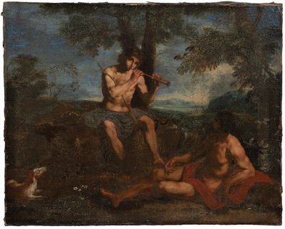 Merkúr és Argosz alkotó: Simone Cantarini