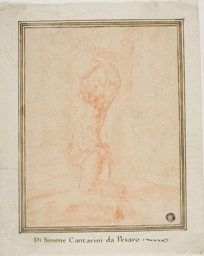Szent Sebestyén alkotó: Simone Cantarini