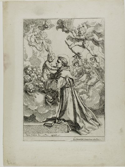 Páduai Szent Antal alkotó: Simone Cantarini