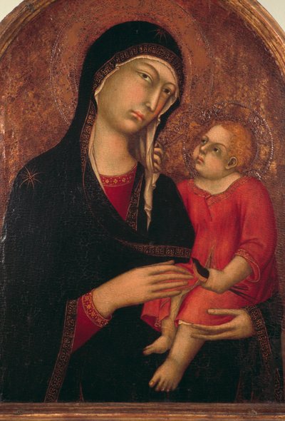 Madonna és gyermeke alkotó: Simone Martini