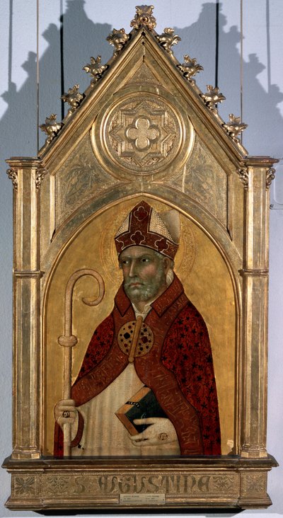 Szent Ágoston, 1320-as évek. alkotó: Simone Martini