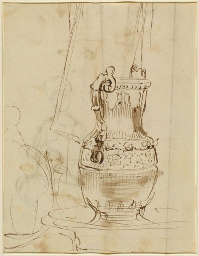 Egy díszes torony [recto] alkotó: Sir David Wilkie